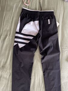Brand New Adidas Black &amp; White Trefoil Track Pant