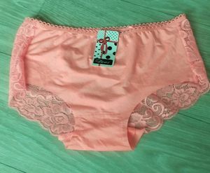 Peach Lace Trim Panties