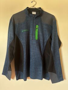 Columbia Sweat Zip Up T Shirt