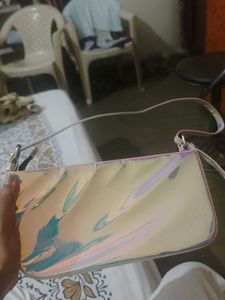 Iridescent Baguette Bag