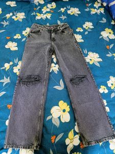 Ripped Grey Jeans