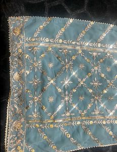 Embroidered Sky Blue Salwar Kameez