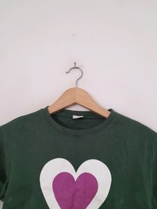 Green Casual T-Shirt (Women&#39;s)