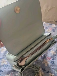 Elegant Handbag Pista Green Color