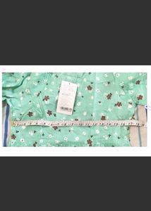 Green Long Kurti Cotton