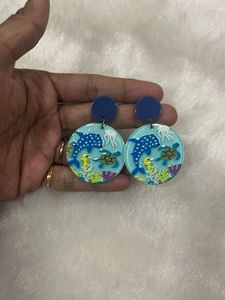 Ocean Life Statement Earrings