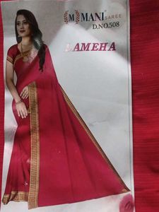 Elegant Red Saree