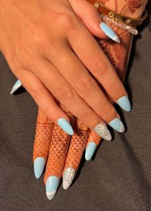 Pastel Blue Press-On Set 🩵💅
