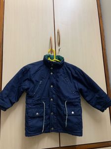 Kids Blue Jacket and gloves combo