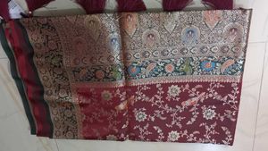 Elegant Maroon Saree