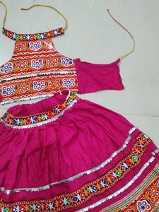Girls Ethnic Dress   Navaratri Lehenga Never Used