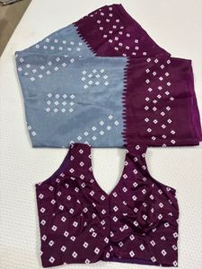 sareee with blouse