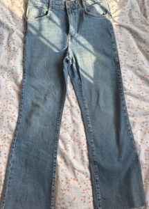 Zara High waisted Straight Jeans