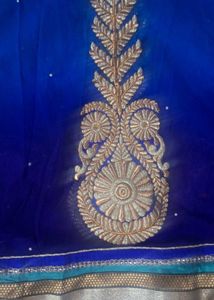 Net Half  Saree With  Blouses Petticoat