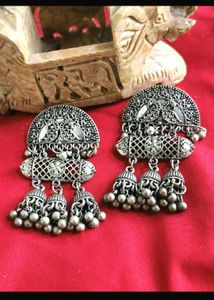 Combo Of Extremely Gorgeous 5 Oxidised Earrings