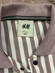 Striped H&amp;M Polo Shirt