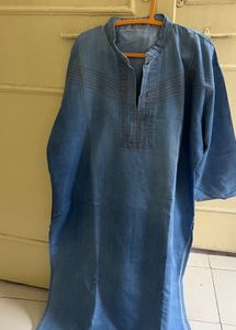 denim kurta