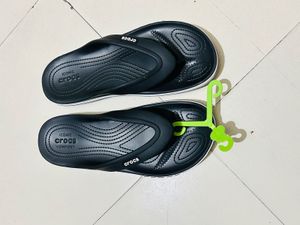 Original Branded Crocs Black Flip Flops  For Men