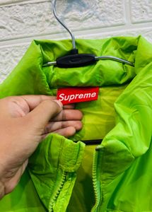 🇺🇸 Supreme Imported Puffer Vest - Bright Green