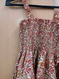 Boho Floral Midi Dress