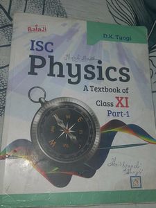ISC 11th Class Physics Part 1 Book Second Also