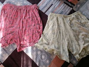 Combo Pack Of 2 Shorts For Women