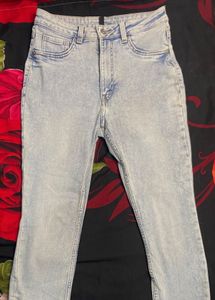 Light Wash Denim Jeans