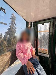 Girl's Pink Knit top--sweater