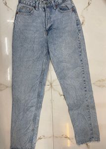Zara Distressed Denim Jeans