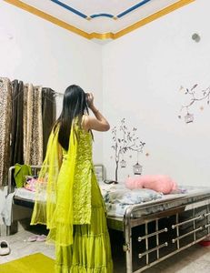 Green Embroidered Kurta Set