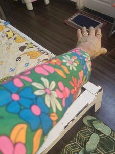 Floral Green Top