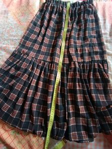 Plaid Maxi Skirt