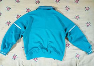 Derby star Blue V-Neck Sweatshirt