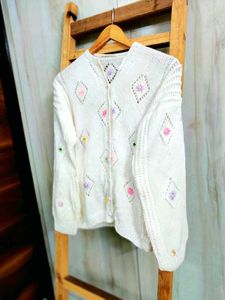Off white Designer Sweater Size-34-36