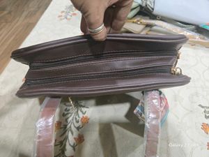 Brand New Caprese Medium Dark Brown Bag