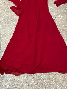 red gown