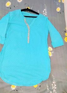 Elegant Sky Blue Kurta