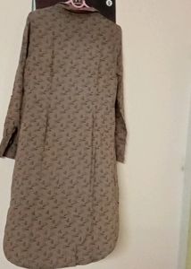 Ajio Brown Colour Kurta
