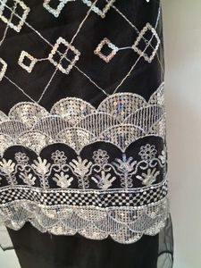 Elegant Black Dress Material