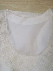 Elegant embroided White Kurta