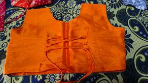 Teal Green And Orange Lehnga