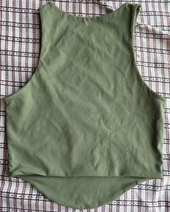 Olive Green Sport Tank Top