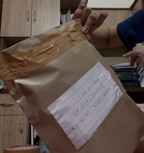 Rang Manch Silk Kurta (L)