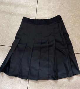 KOREAN BLACK PLATED SKIRT 🖤🐈‍⬛