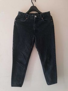 Zara Charcoal Mom fit denim