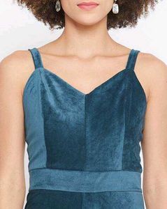 MADAME Teal Jumpsuit