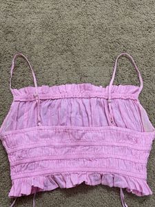 Pink Crop Top