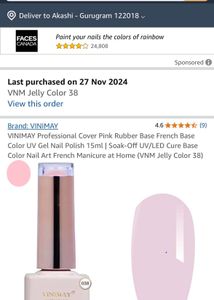 Combo 🔥 UV gel Nail Polish/ Led / Rubber Based