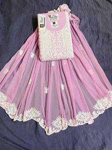lavender Nics Rajni Unstitched Dress Material