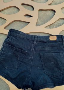 A Beautiful Black Mini Shorts.